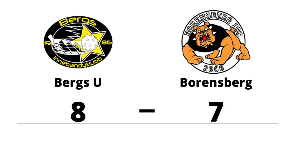 Bergs IK U-lag vann mot Borensberg IBC