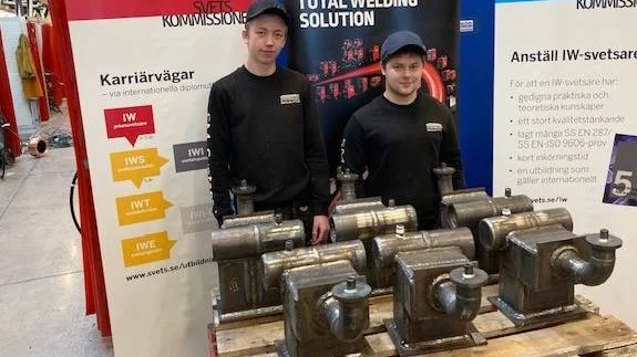 Även om det inte blev någon vinst för Piteåkillarna Filip Johansson och Emanuel Isaksson har de blivit en erfarenhet rikare efter Svets-SM i Norrköping.