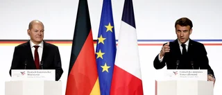 Macron: "Ingenting uteslutet" om tunga vapen