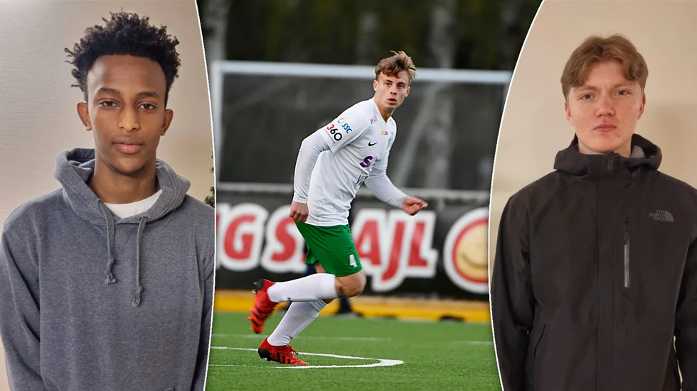 Hermon Mebrahtu Mehari, Oskar Carlsson och Aron Melander är alla klara för spel i Myckle IK kommande säsong.