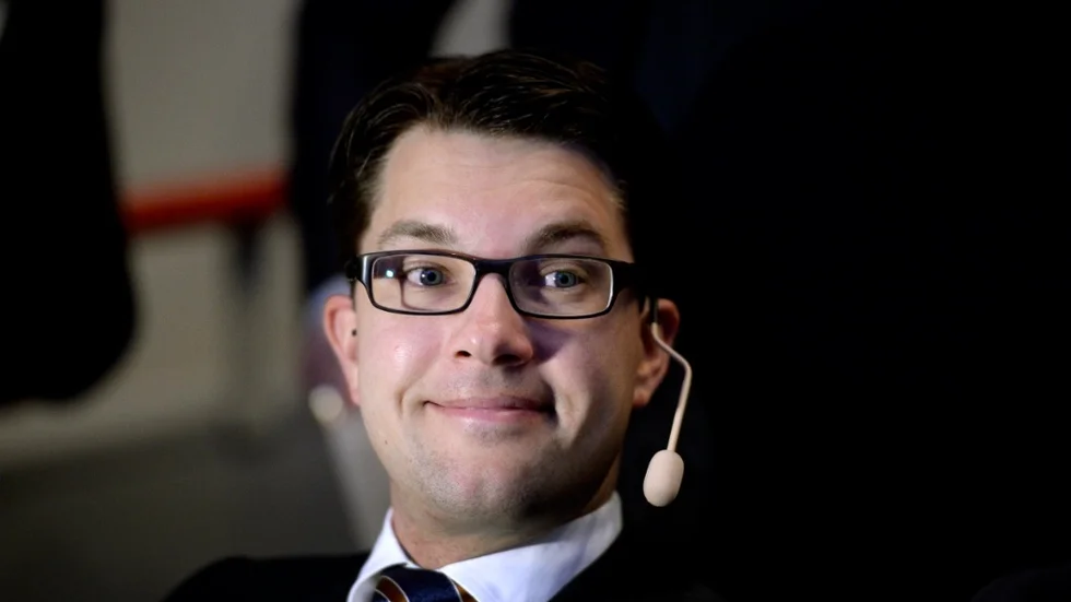 ARKIVBILD. Partiledaren Jimmie Åkesson.