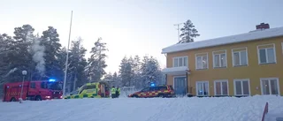 Brand i skola var pelletspanna