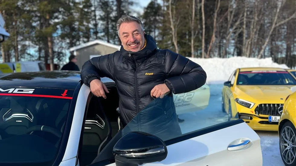 Tareq Taylor log så att mungiporna nästan möttes i nacken efter att han fått drifta på sjön i Arjeplog. "Det var en helt sanslös upplevelse", säger han.
