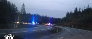 Bil voltade - misstänkt rattfylla