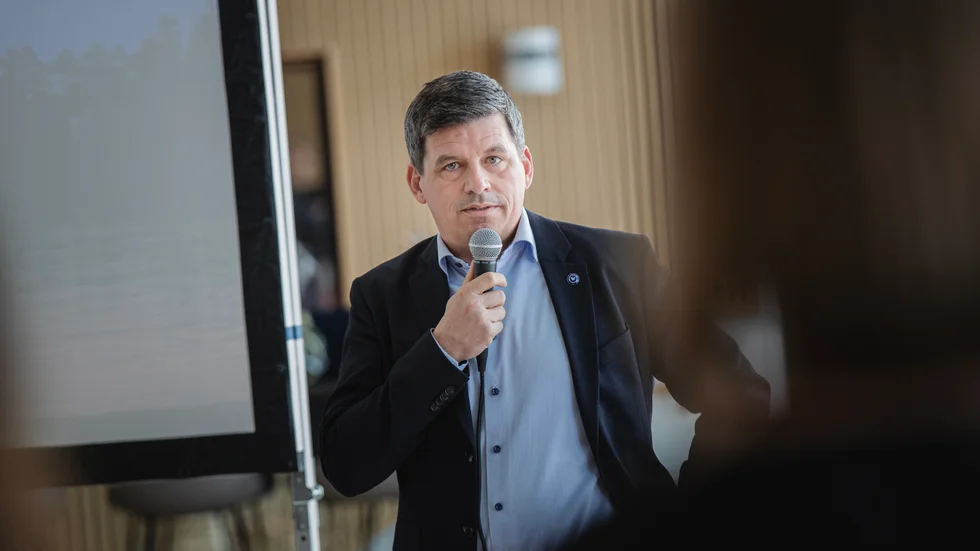 Jonas Wiklund, vd Wibax Group, säger att man har haft många frågor och funderingar sedan i höstas. "Nu har det gått som man egentligen trodde att det skulle gå, därför har vi varit förberedda så det kommer inte som en överraskning." (Arkivbild)