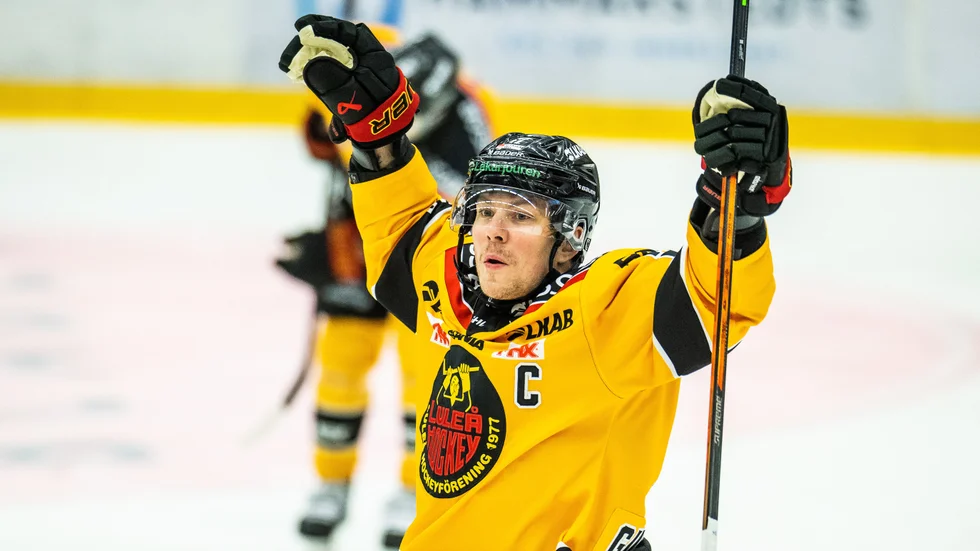 Erik Gustafsson gjorde ett viktigt mål mot Oskarshamn.