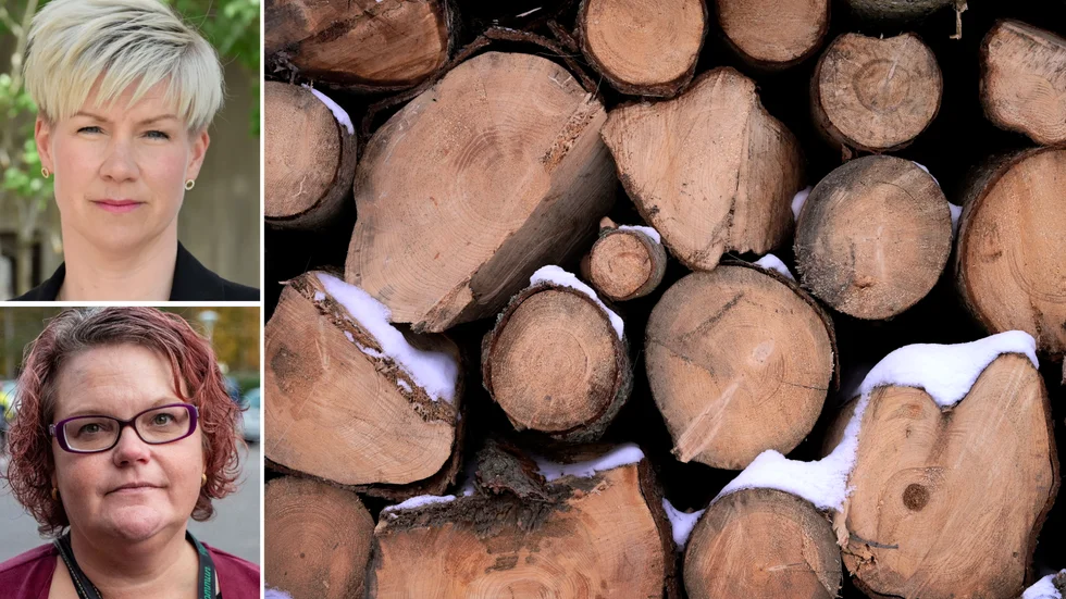 Nina Waara och Ulrica Hammarström, kommunalråd i Haparanda respektive Pajala, är mycket oroade efter beskedet från statliga Sveaskog. De kraftiga neddragningarna av avverkningen kommer att få stora konsekvenser. 