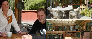 Paret förverkligade sin dröm och byggde ett utekök