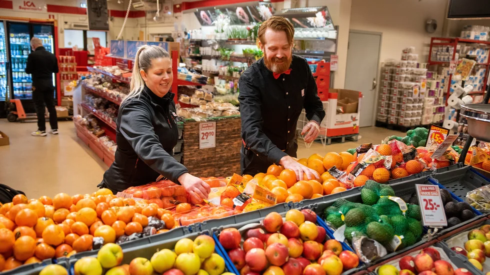 Stephanie Gustafsson och Tommy Sandberg har märkt att snatterier och stölder har ökat på Ica Hårstorp och Ica nära cityhallen. 