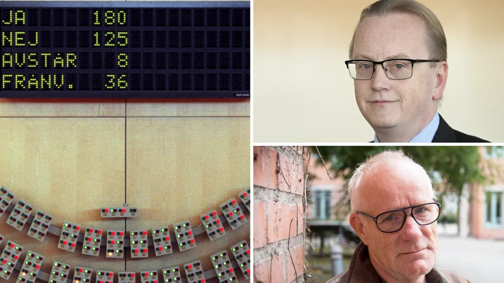 "Alla beslut som fattas eller inte fattas är regeringspartiernas och Sverigedemokraternas ansvar", skriver Fredrik Olovsson i sitt svar Liberalernas Björn Wahlund.