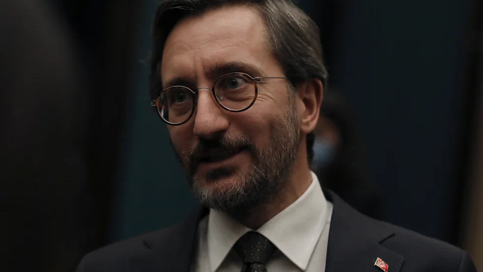 President Erdogans talesperson Fahrettin Altun. Arkivbild.