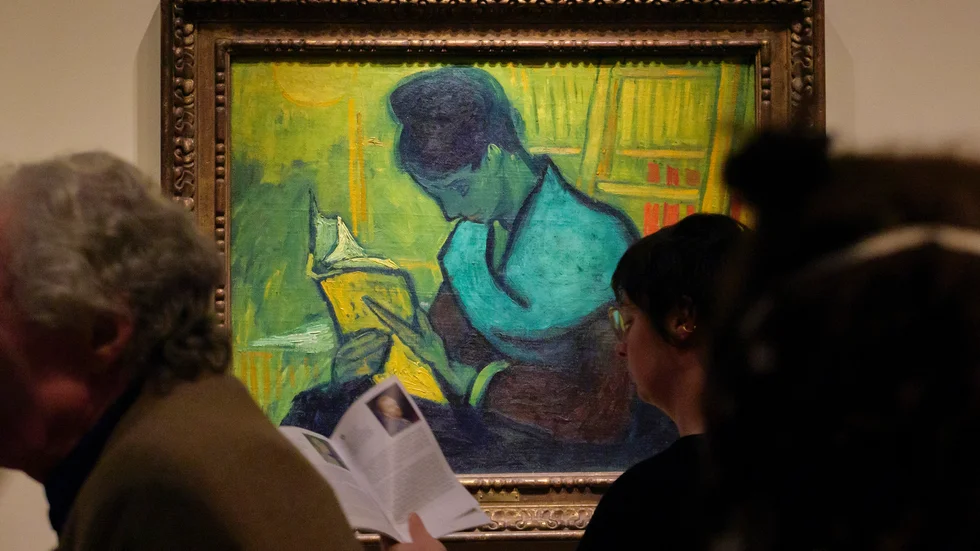En tavla av Van Gogh som en brasiliansk konstägare hävdar att han äger. Arkivbild.
