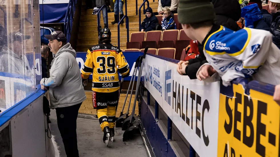 Pontus Själin utgick i bortamatchen mot Leksand förra veckan. 