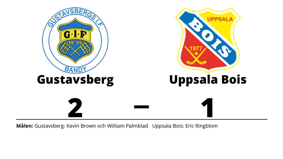 Gustavsbergs IF vann mot Uppsala BoIS