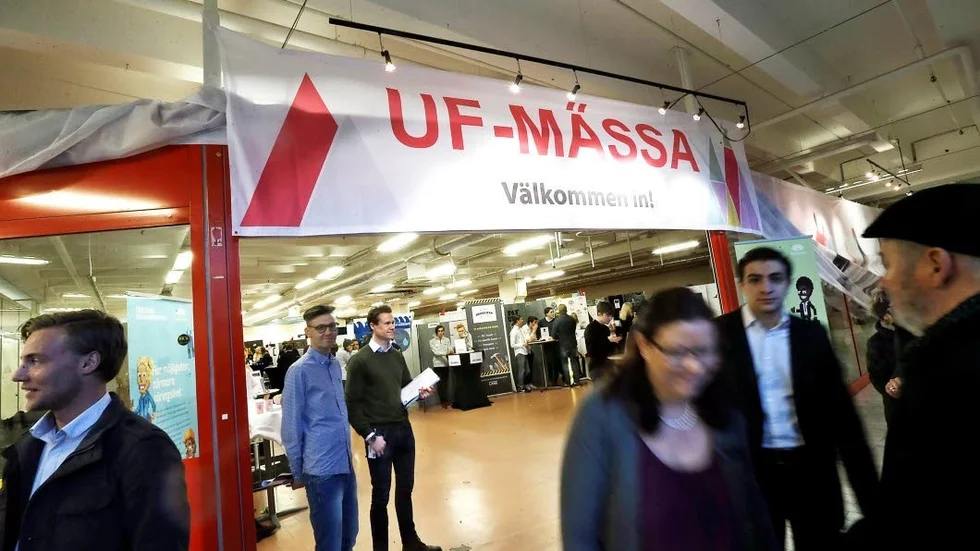 Ung företagssamhet