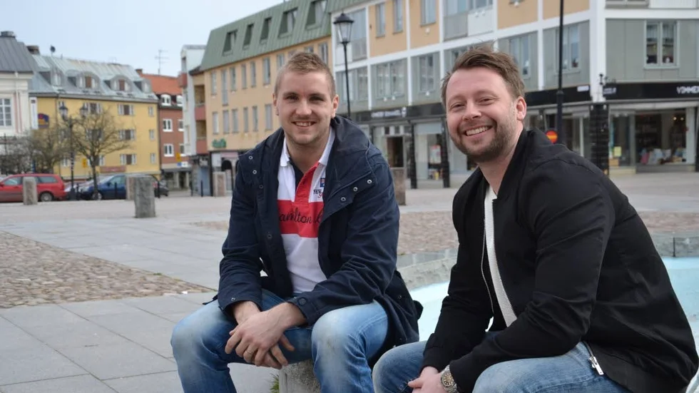 Joakim Englund, till vänster, har fått en ny kollega på Mera i Niclas Forslund.