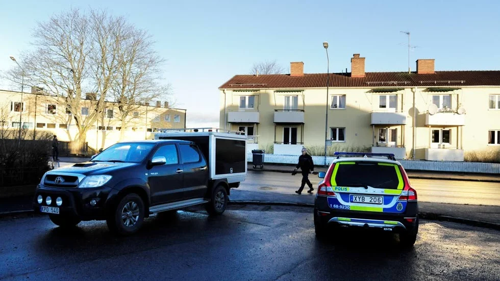 Brottsplats. Mordet på Breviksvägen i Västervik kommer snart upp i rätten.