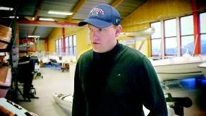 Inte berörd. Konkursen i Linköping kommer inte att beröra Västerviks Marina. I övrigt har inte Mattias Jildestad som tillsammans med Thomas Jönsson för ett år sedan tog över marinan några kommentarer.Foto: ANDERS STEINER