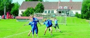 Tyska ungdomar 
tränade i Odensvi
