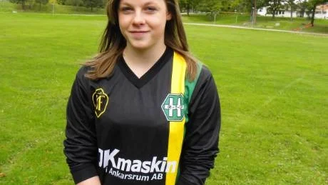 Hjorted/Totebos Anna Karlsson blev skyttedrottning med sina 20 mål. Foto: Margareta Ljungblad
