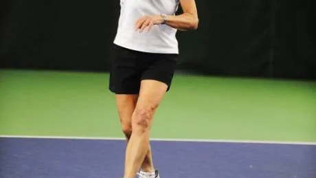Iris Fridell är ingen novis när det gäller tennisspel.