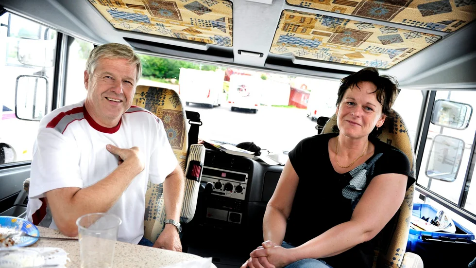 Hans Bergquist och Ewa Ohlsson från Torsby var i Stockholm dagen innan de anlände i Västervik, servicen där tyckte de helt klart var bättre.