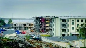 Bostäder. Bostadsbyggandet i Västervik och i hela Kalmar län har de senaste åren varit stort och beräknas även komma att öka framöver. Foto: Anders Liljegren