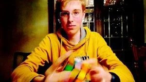 Nytt rekord. Erik Johansson lyckades bra vid VM i Rubiks kub i Budapest.  Arkivfoto:  ELLEN KINDSTRAND