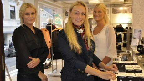 Trion som ska jobba på Flash: Mathilda Johansson, Frieda Larzon och Sandra Ramström.