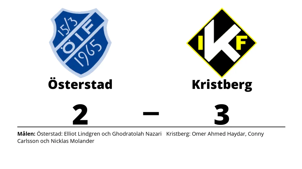 Österstads IF förlorade mot Kristbergs IF