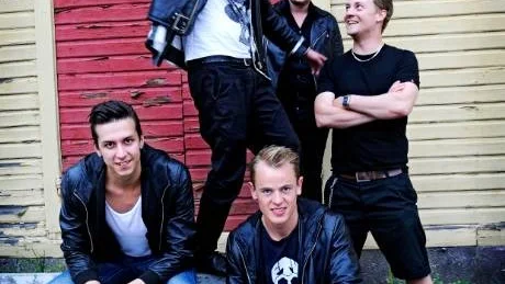 Top Cats består av Martin Lindahl, Olle Sätterström, Fredrik Lilja, Jon Kläppnär och Robert Jansson.Foto: Sara Winsnes