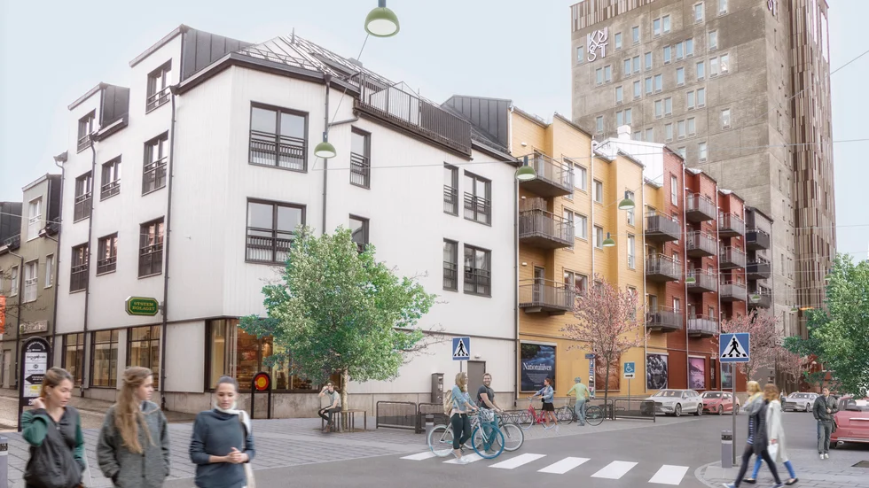 30 parkeringar försvinner i Piteå när Lillbrogatan byggs om. Simon Olofsson ser risker för stadslivet när tillgängligheten i stan minskar. (Arkivbild)