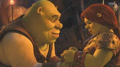 FILE - In this file film publicity image released by Paramount Pictures, Shrek, voiced by Mike Myers, left, and Fiona, voiced by Cameron Diaz are shown in a scene from, "Shrek Forever After." Hollywood is in a June swoon as a rush of new movies fails to grab audiences. "Shrek Forever After" remained the No. 1 movie for a third-straight weekend with $25.3 million. (AP Photo/Paramount Pictures, DreamWorks Animation, File) NO SALES