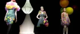 Unga designers visade sina kreationer