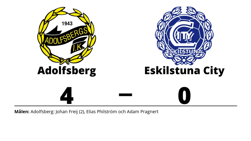 Adolfsbergs IK vann mot Eskilstuna City FK