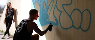 Här finns flest graffitiväggar i länet