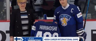20 år efter debuten – Hiirikoski hyllas för 400 matcher