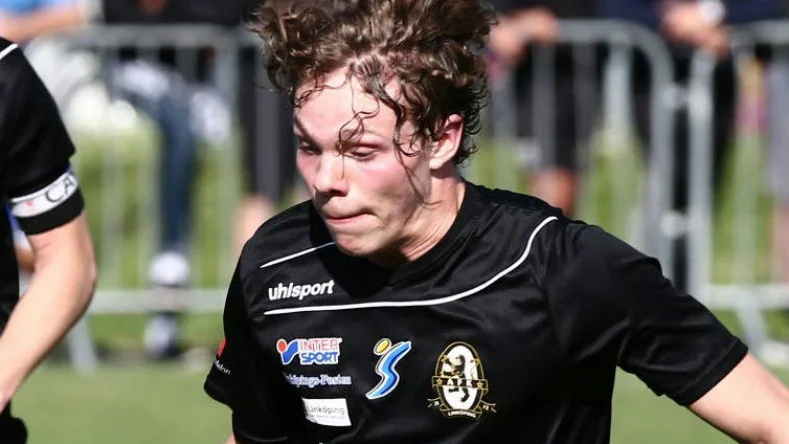 Målskytt. Fredrik Alm nätade i förlustmatchen mot Gute.