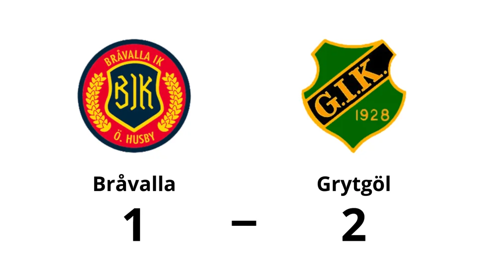 Bråvalla IK förlorade mot Grytgöls IK