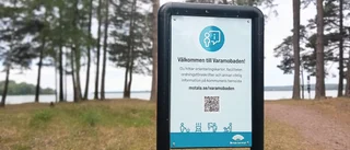 QR-kod ersätter informationsskyltar i Varamon: "Finns en baksida"