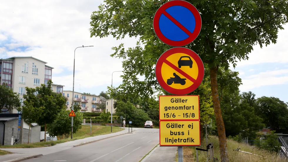 Nu får även taxibilar köra i Gutebacken.
