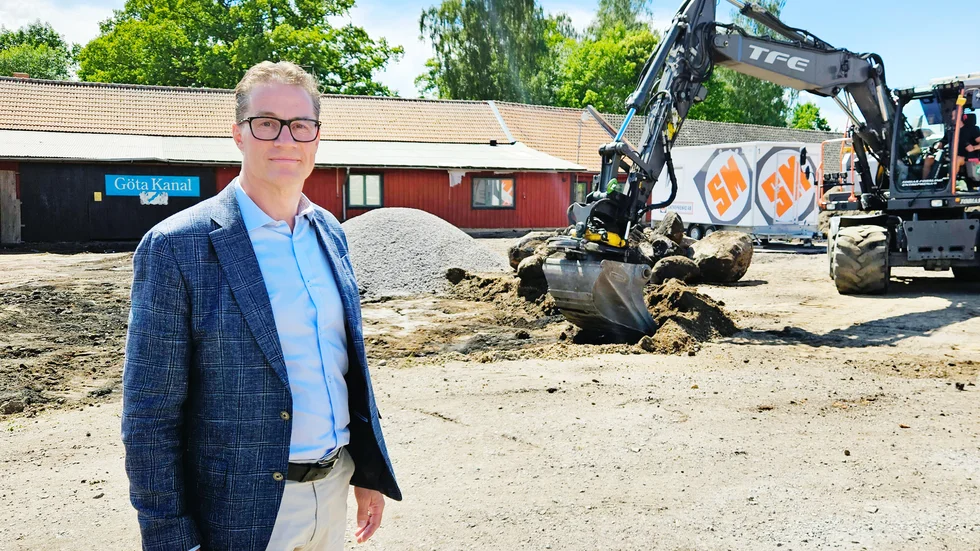 Roger Altsäter, vd på AB Göta Kanalbolag, får ansvar för   ytterligare en kanal. 