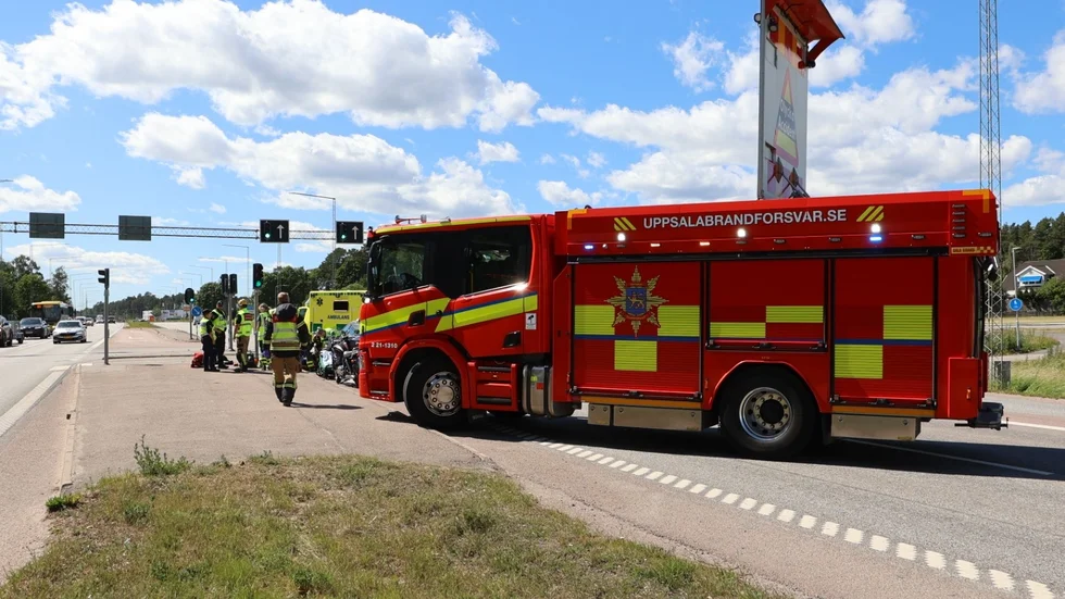 Olyckan inträffade på torsdagseftermiddagen.