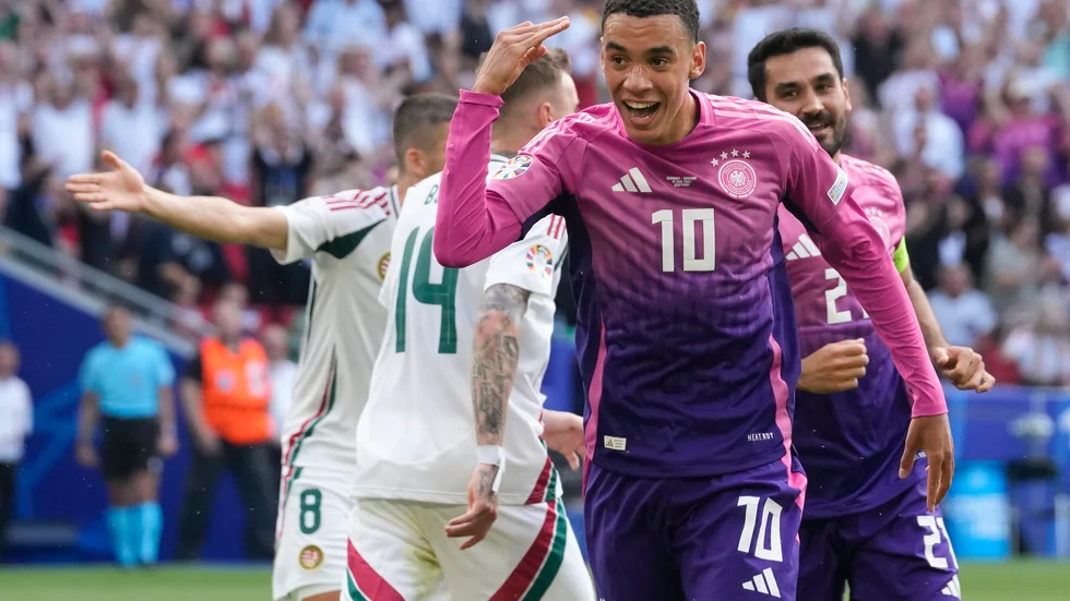 21-årige Jamal Musiala blev återigen målskytt för Tyskland i fotbolls-EM.