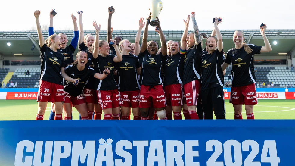 Piteå IF vann finalen i Svenska Cupen mot Häcken 1 maj. 