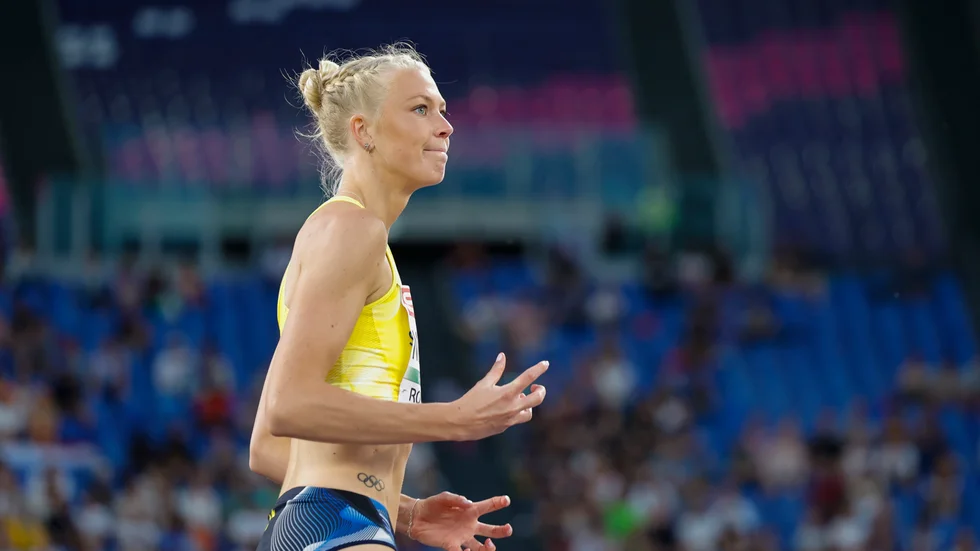 Maja Nilsson avslutar höjdhoppskarriären. Arkivbild.