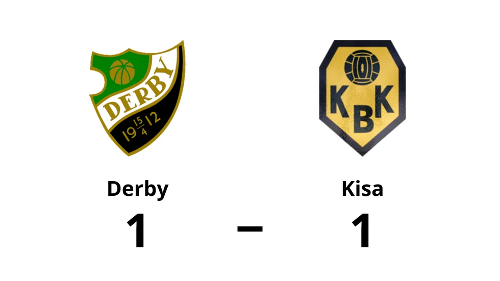 BK Derby spelade lika mot Kisa BK