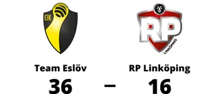 RP Linköping klart för nedflyttning efter förlust