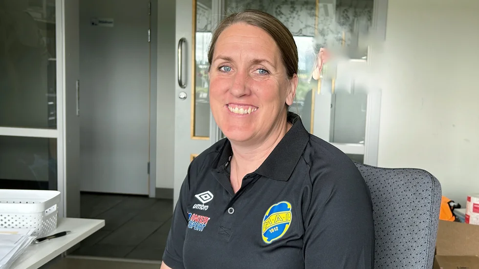Johanna Norgren jobbade tidigare som fritidspedagog, men har nu arbetat på Mjölby AI:s kansli i drygt två år. 