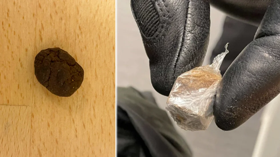 När Skelleftepolisen visiterade den 23-årige mannen fann de olika typer av narkotika.